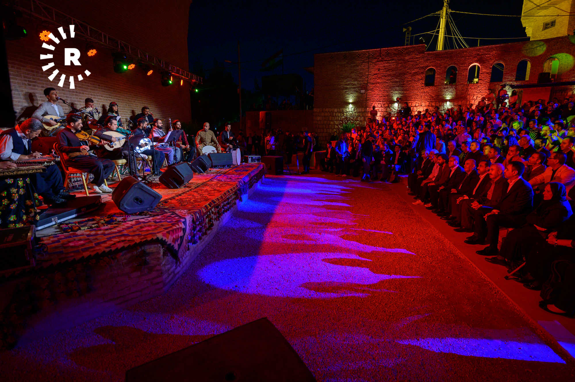 Musician enthralled a full house in Erbil's ancient citadel on November 4, 2021. Photo: Bilind T. Abdullah/Rudaw